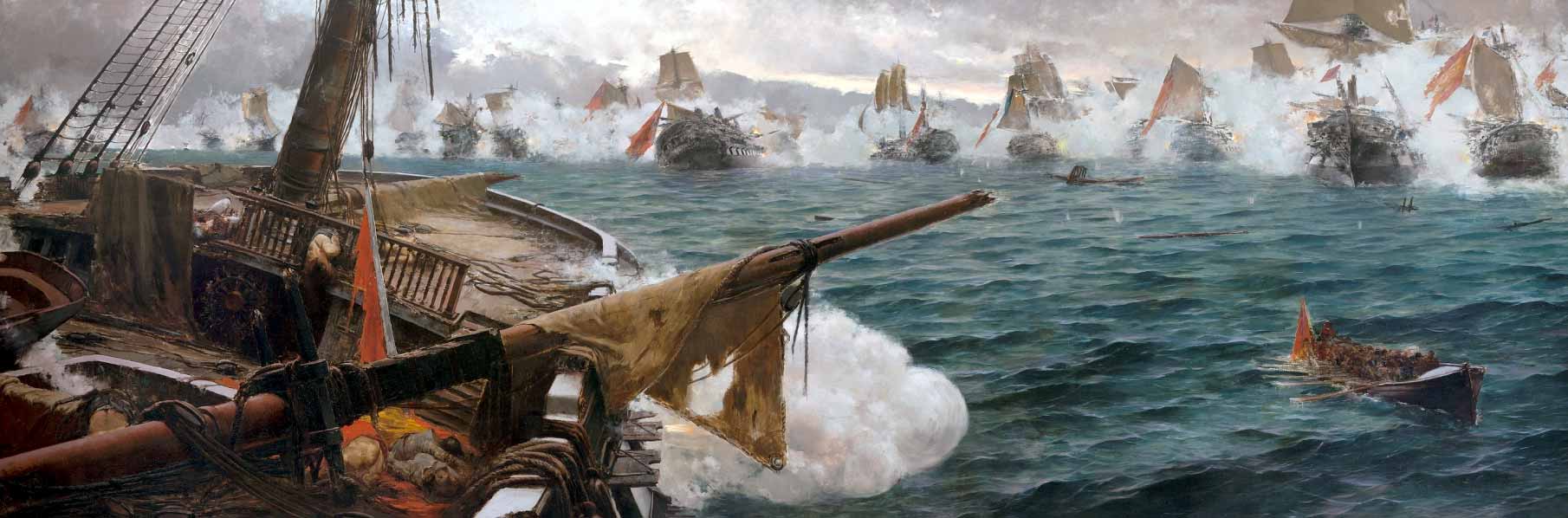 La batalla de Trafalgar