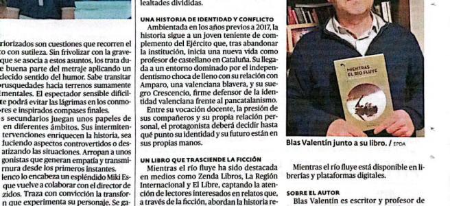 Blas Valentín, colaborador de El Periódico de Aquí, publica una novela que enfrenta dos maneras de entender España a través de una historia de amor y desencuentro.