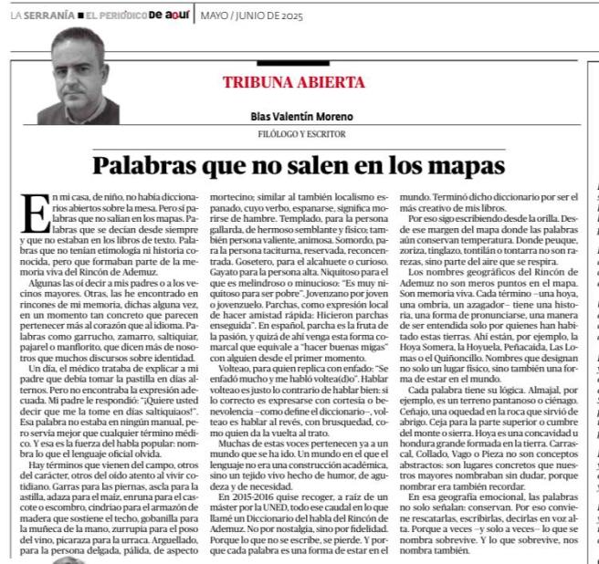 Palabras que no salen en los&nbsp;mapas