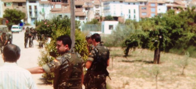 Casas Bajas, Rincón de Ademuz. Marcha motorizada del Ejército español en junio de 2006.