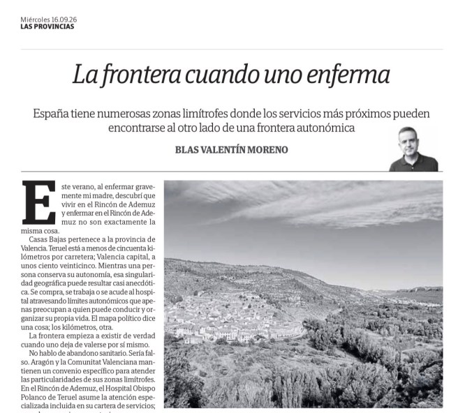 La frontera cuando uno&nbsp;enferma